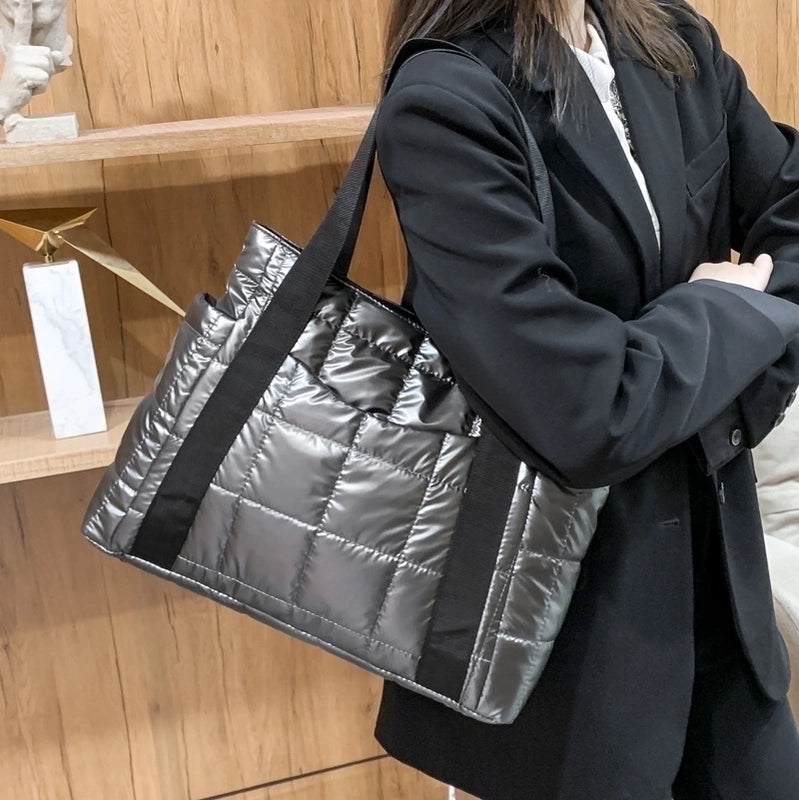 Women's Medium Autumn&winter Nylon Fashion Tote Bag