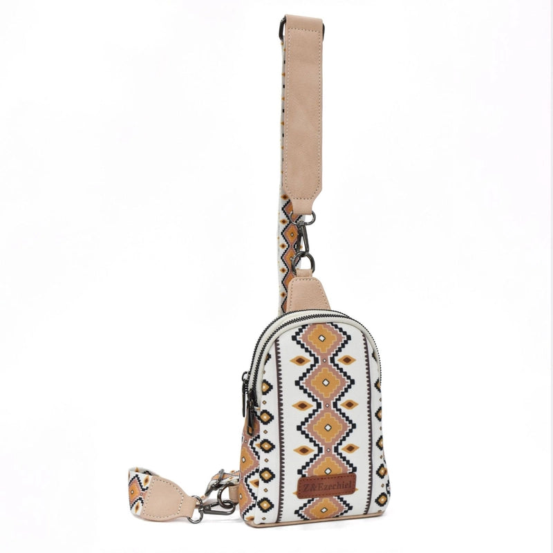Women's Ethnic Style Classic Style Geometric Canvas Waist Bags