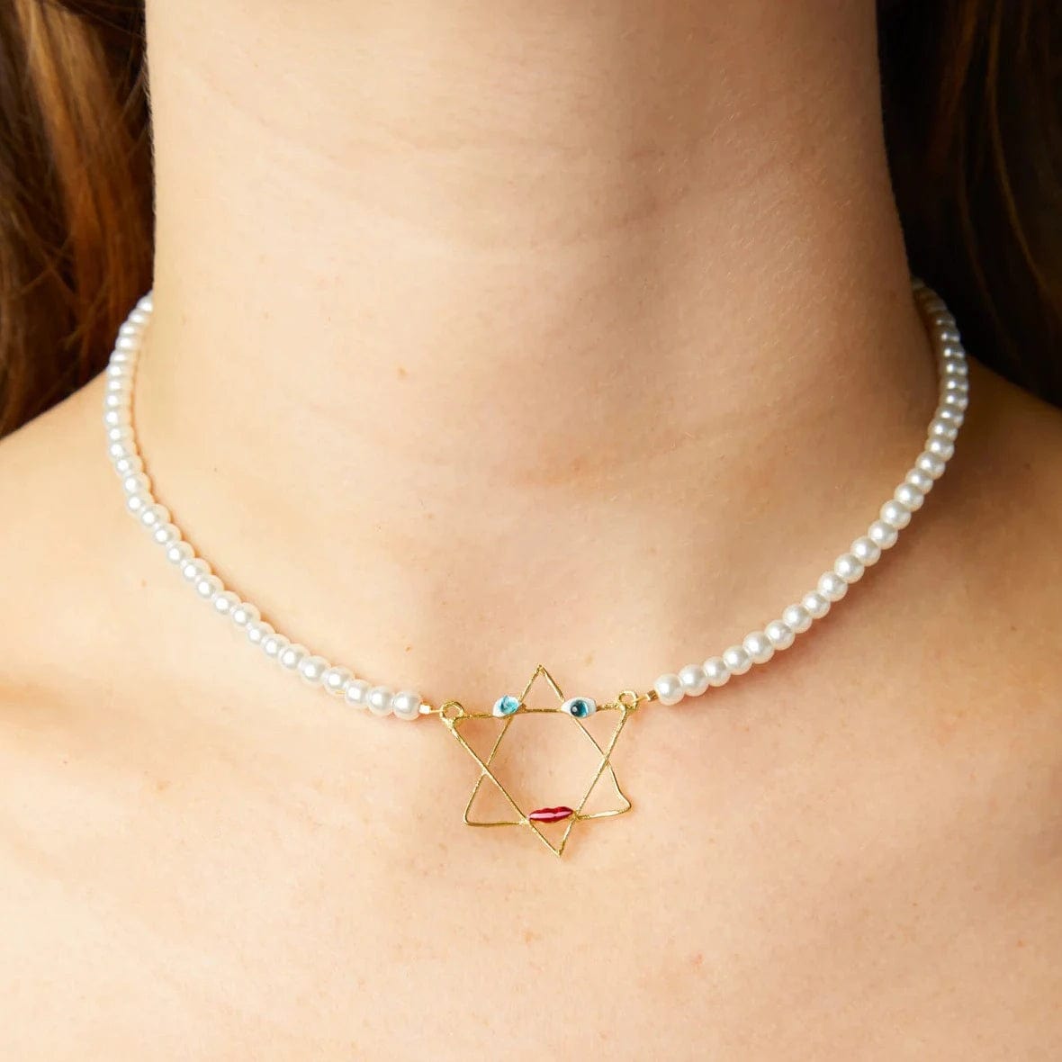 Star of Susan Necklace - Pearl