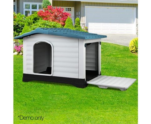 Pet Weatherproof Pet Kennel - Blue
