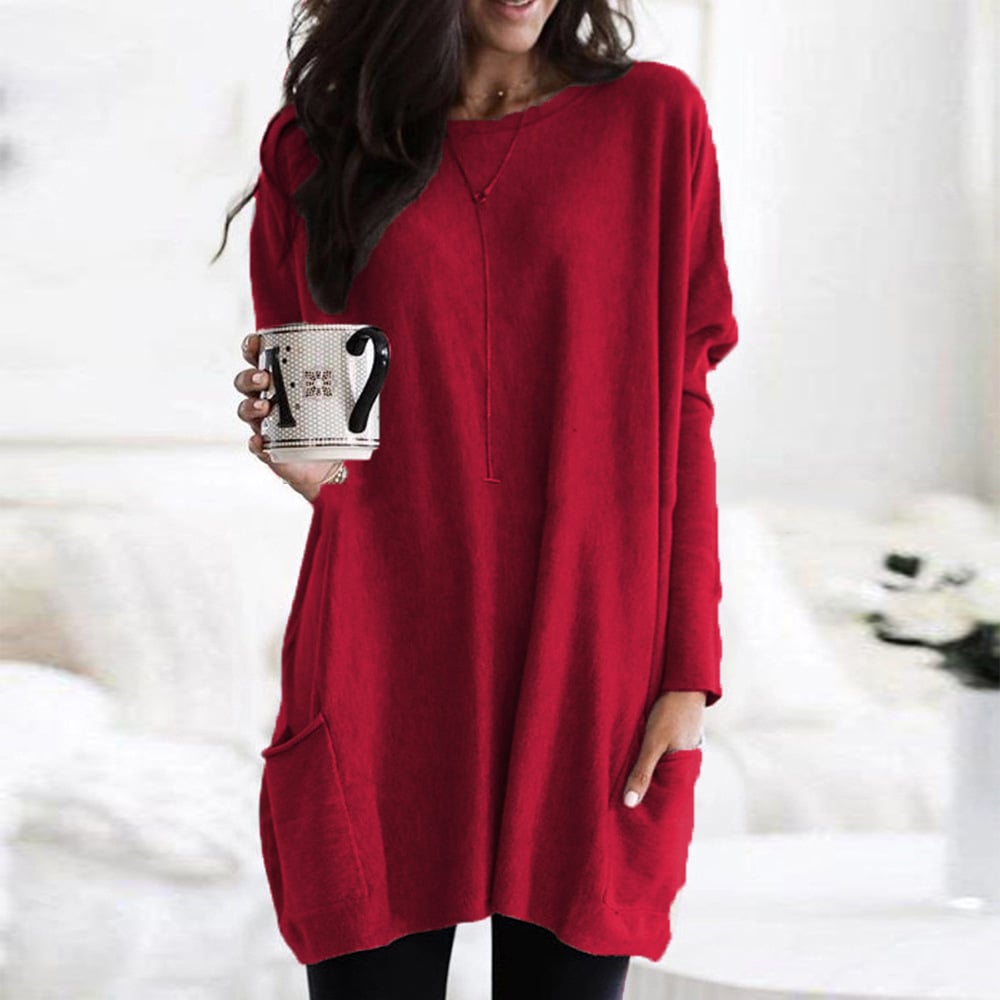 ✨Hot Sale🔥New long sleeve casual pocket t-shirt