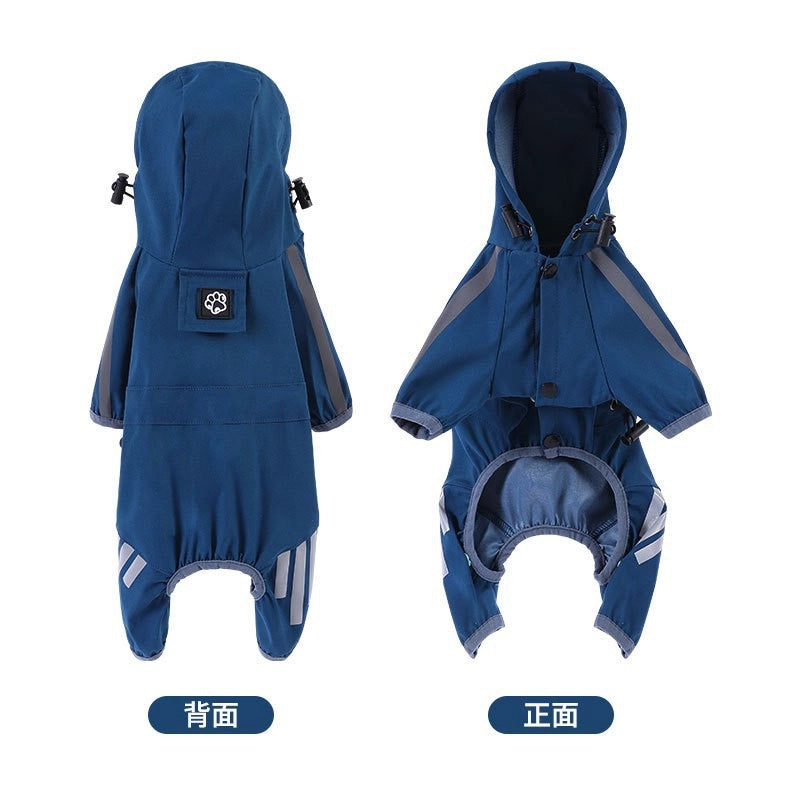 New Pullable Large. Medium And Small Dog Pet Rainy Day Out Clothes