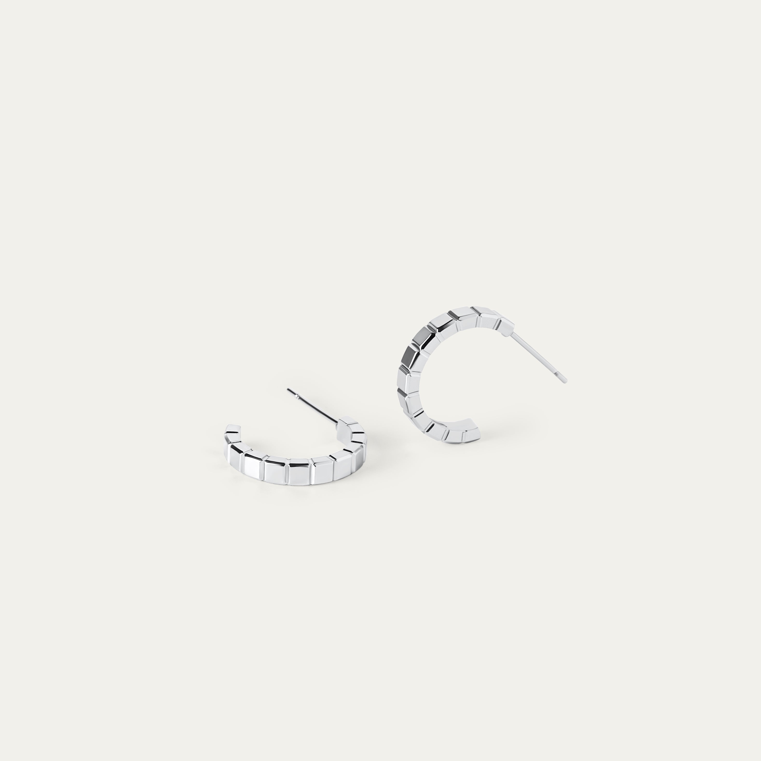 Tili Earrings (Silver Brass)