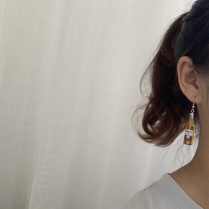 Tiny Beer Earrings