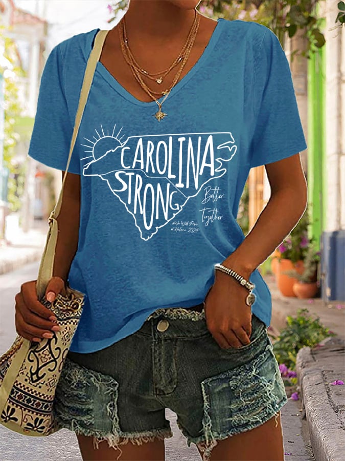 Women's Carolina Strong Print T-shirt