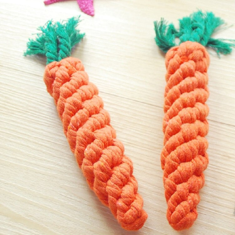 Carrot Shaped Knot Ropes Toys