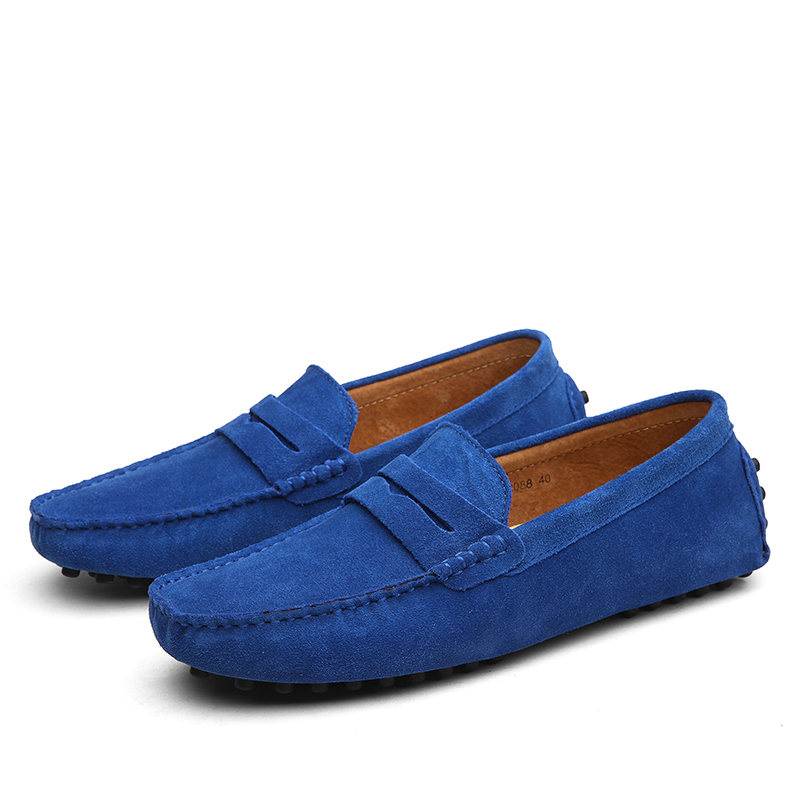 Cricsblue ugg Men Casual Shoes Fashion Men Shoes Handmade Suede Genuine Leather Mens Loafers Moccasins Slip on Men's Flats Grainy Driver Shoes