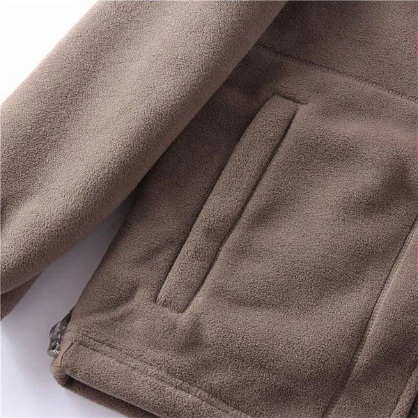 🧥 Double-Layer Fleece Hooded Jacket