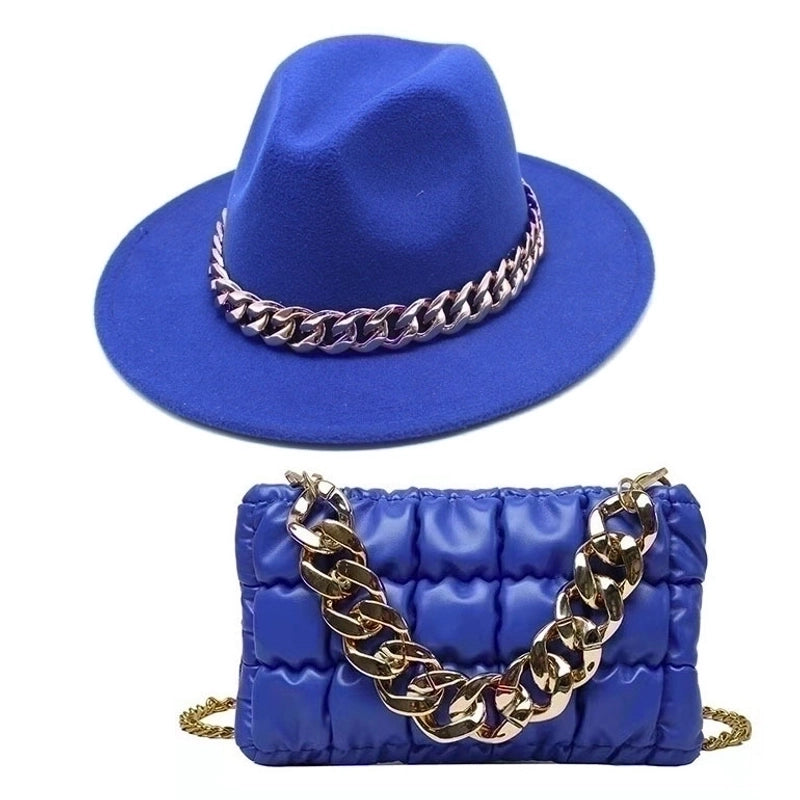 Women's All Seasons Woolen Solid Color Fashion Felt Cap