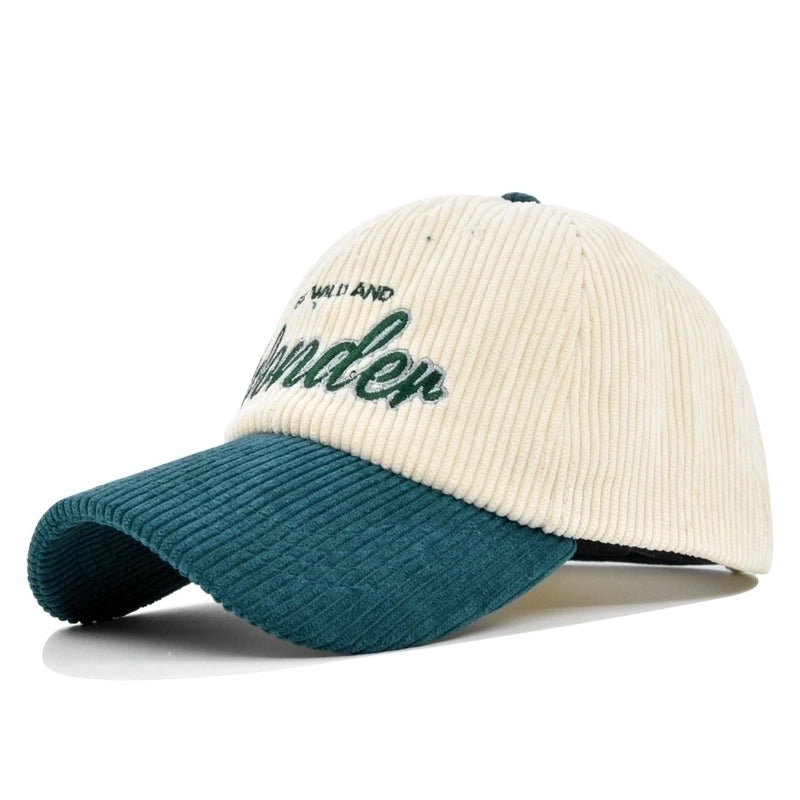 Unisex Fashion Letter Embroidery Flat Eaves Baseball Cap