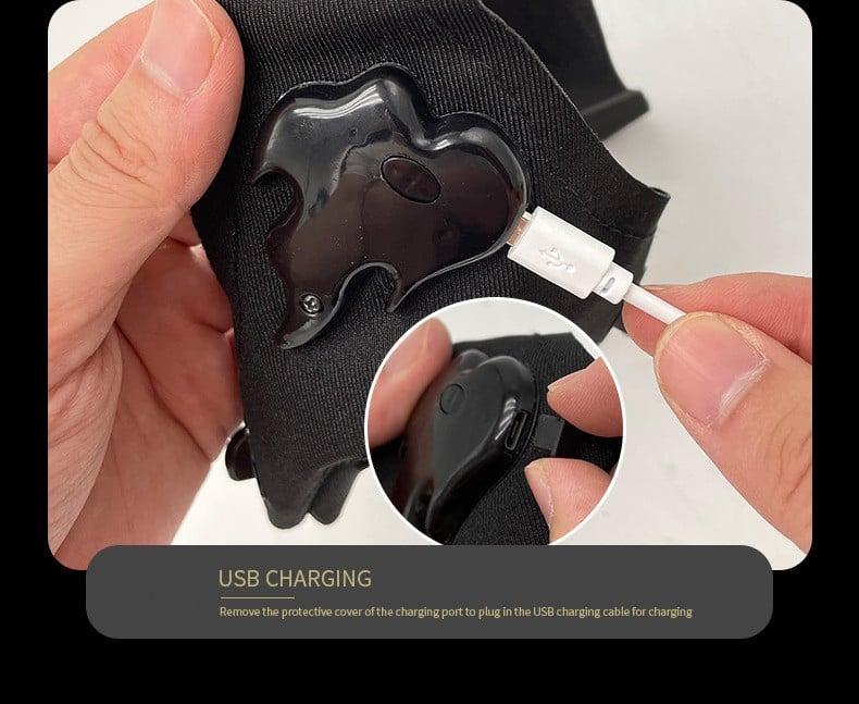LED Flashlight  Gloves - Practical Durable Fingerless Gloves