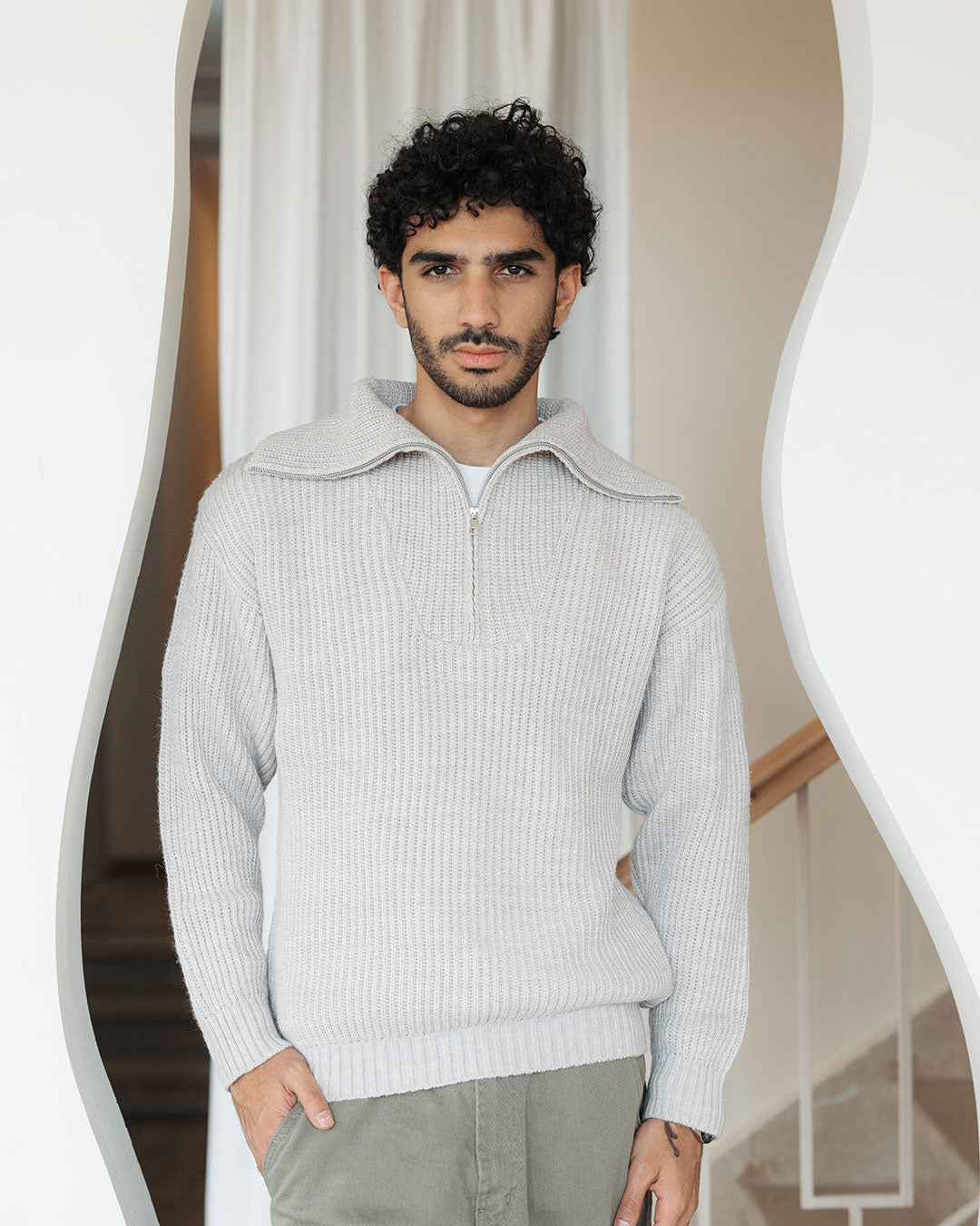 Men Knitted Tricot Pullover