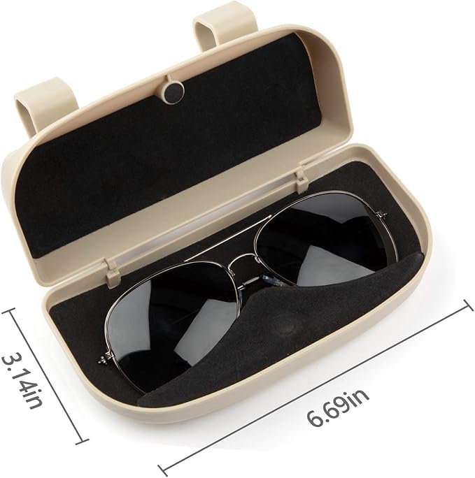 Sunglasses Holder .Car Sun glass Storage Case