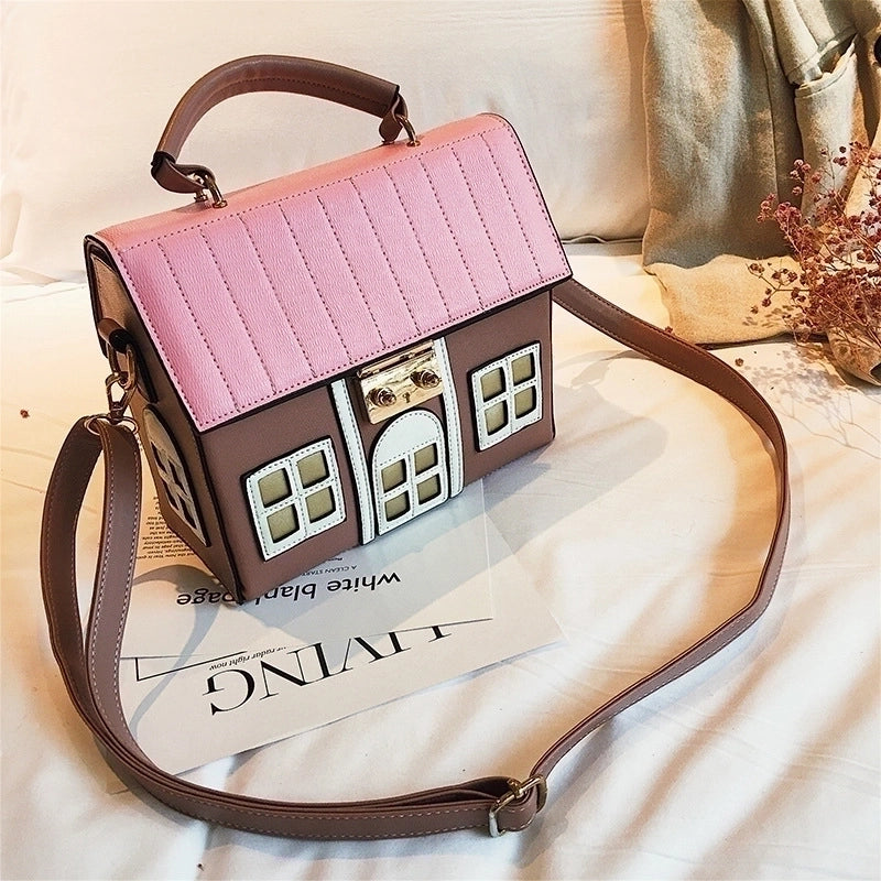 Medium Pu Leather Square Bag Shoulder Bags