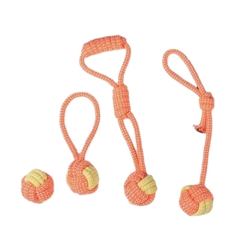 Minimalist Cotton Rope Solid Color Pet Toys