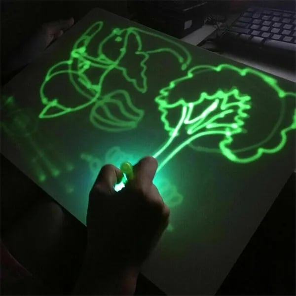 🌟Magic LED Light Drawing Pad - Release the Creativity of Children!☀