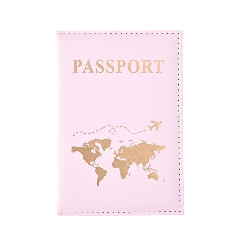 Popular Plain Skin PU Passport Protective Cover Passport Holder Machine Ticket Holder Passport In Stock Factory Direct Sales