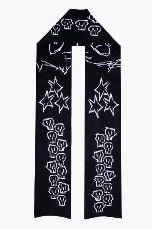 Women's Punk Streetwear Geometric Cotton Polyester Scarf