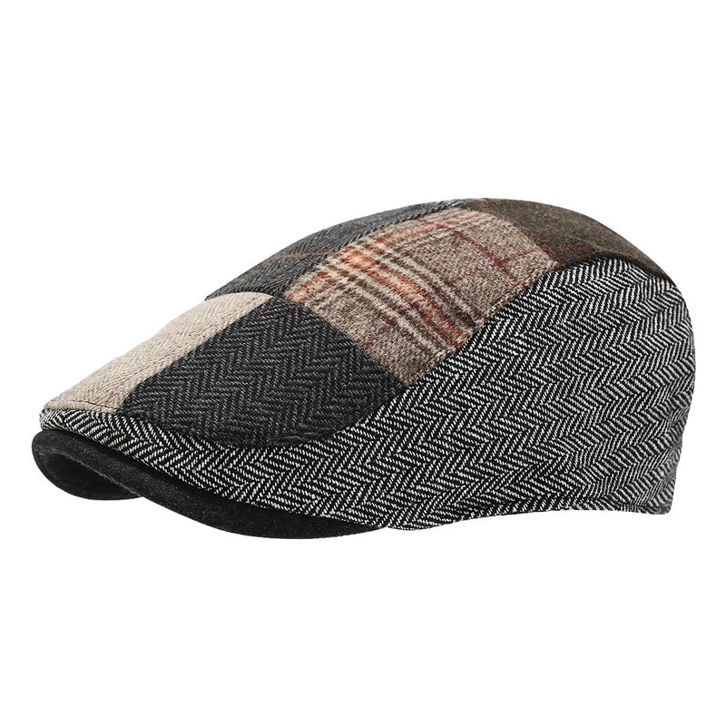 Unisex Retro Sweet Lattice Curved Eaves Advance Hats