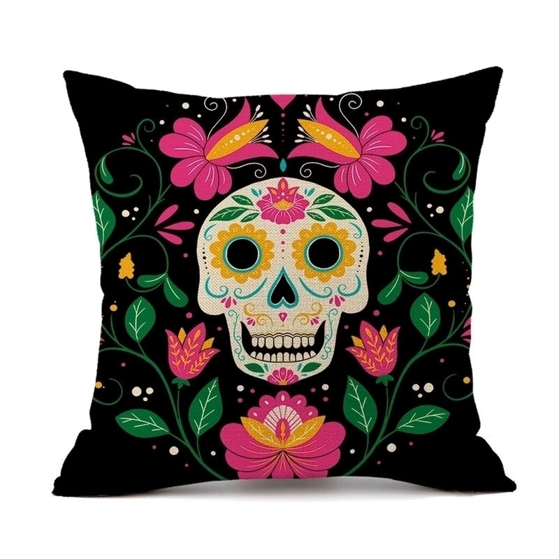 Vacation Printing Linen Pillow Cases