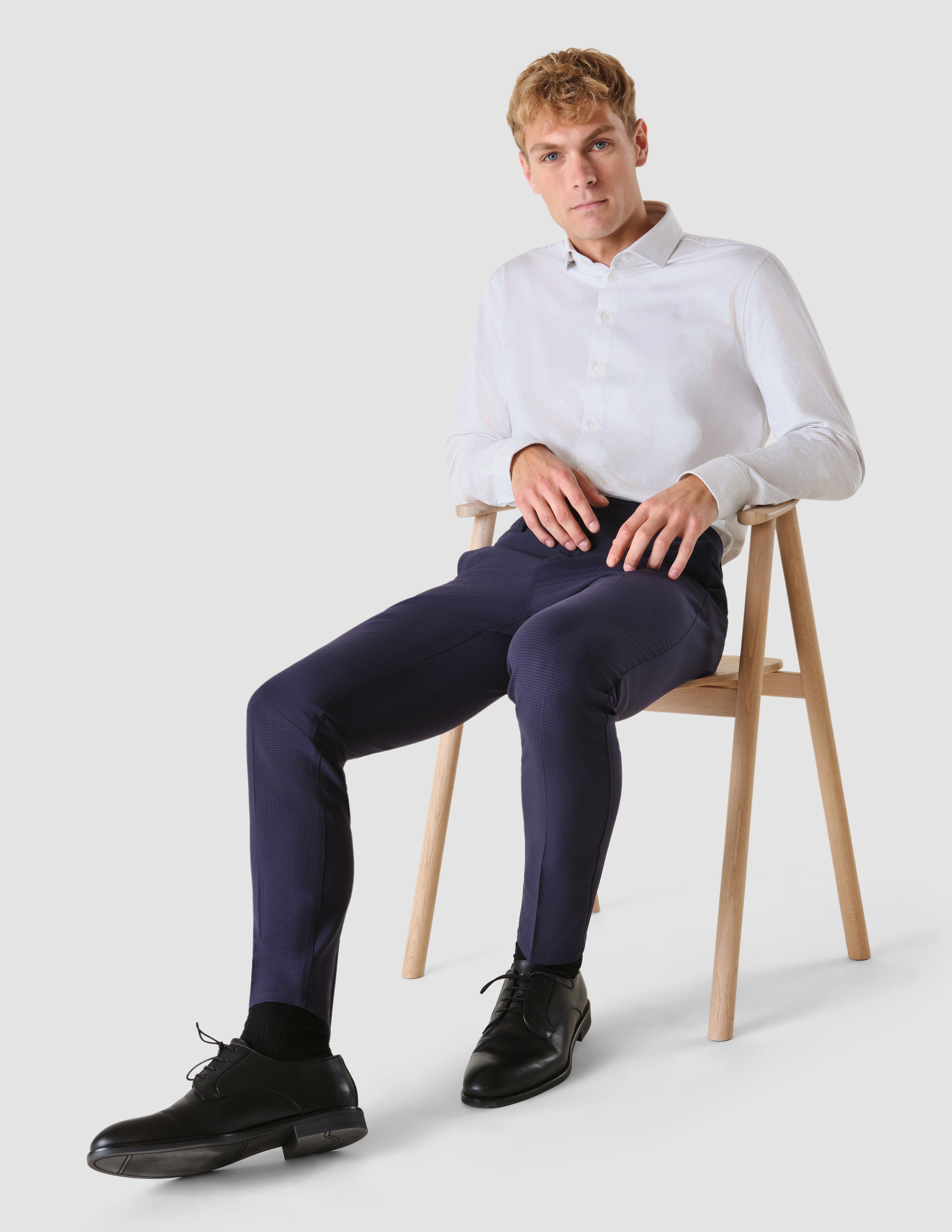 Suit Pants Slim Bristol Blue