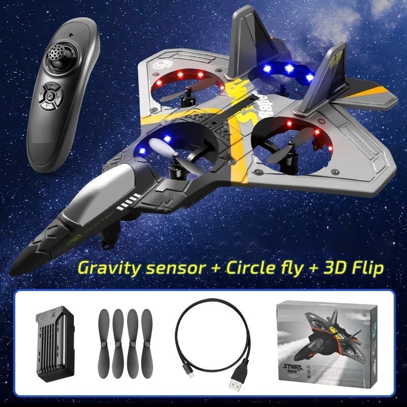 🔥V17 Jet Fighter Stunt RC Airplane