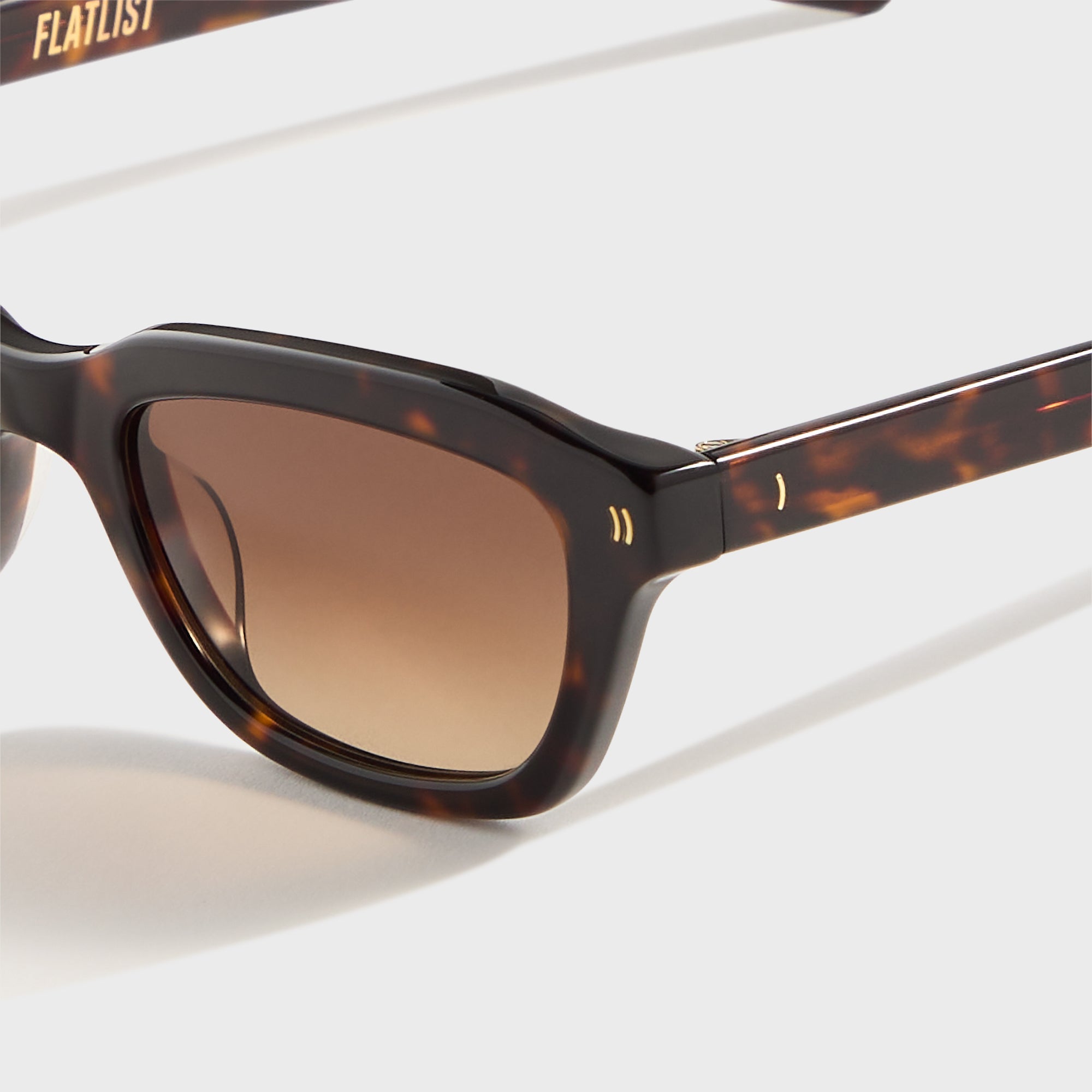 Flatlist Clint - Dark Tortoise / Brown Gradient Lens