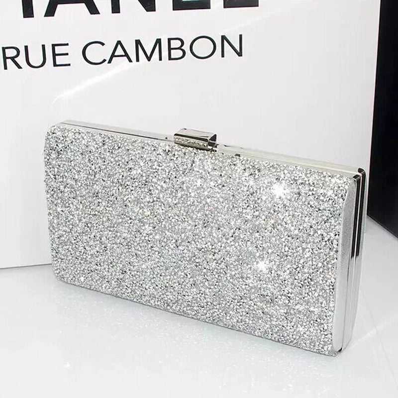 Silk Solid Color Square Evening Bags