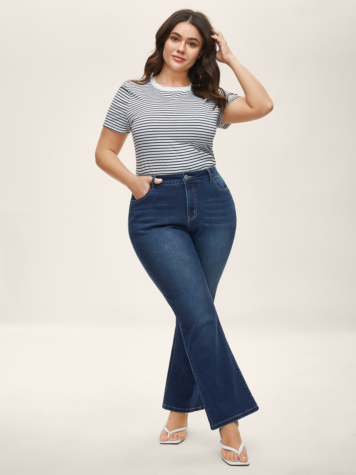 Slim & Sculpting Bootcut Jeans