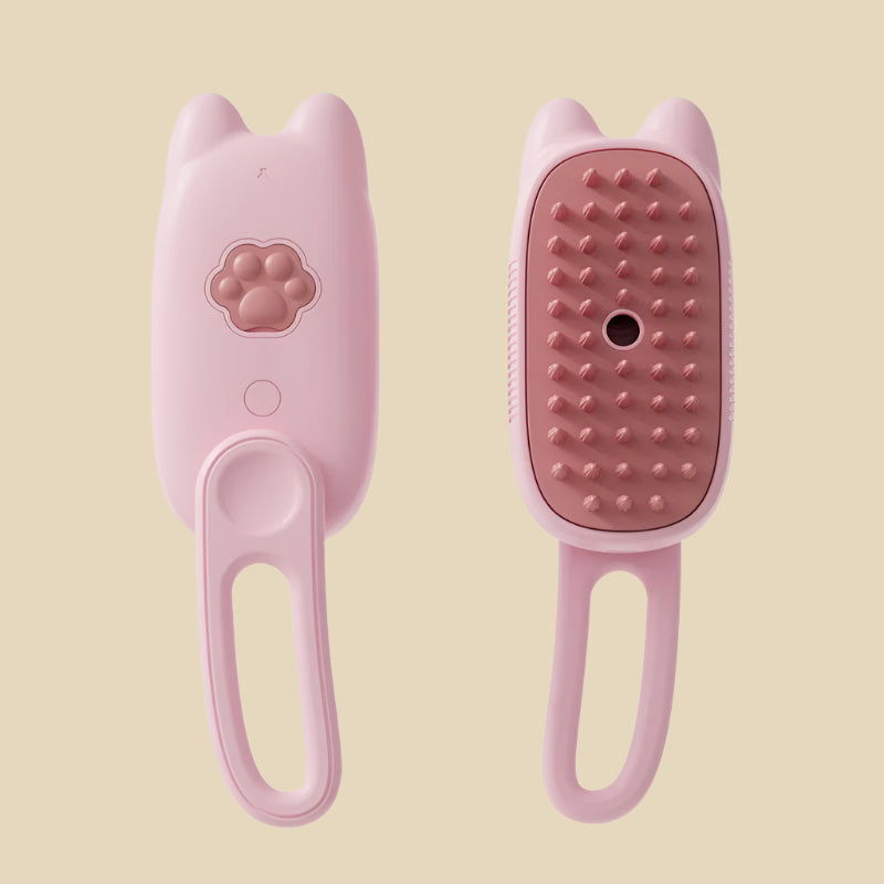 4 in 1 Cat Steam Brush for Shedding