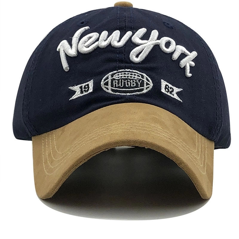 Three-dimensional Embroidery Washed Baseball Letter Embroidered Peaked Cap