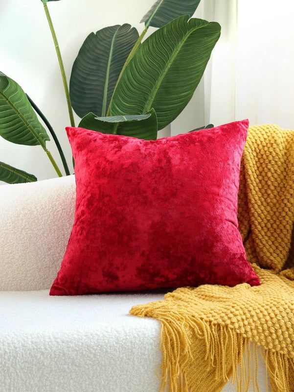 Casual Solid Color Polyester Pillow Cases