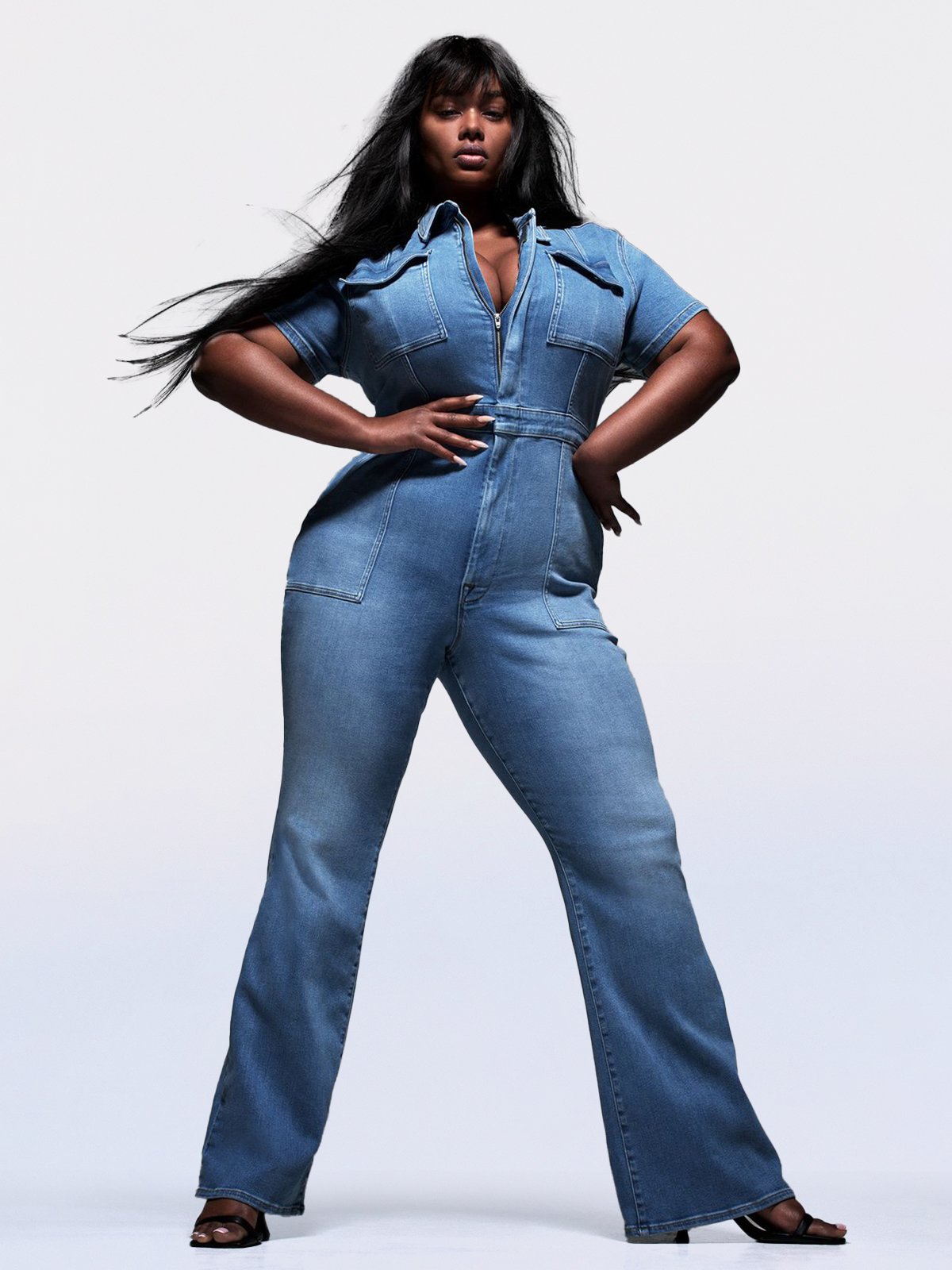 48% OFF Skinny Bootcut Denim Jumpsuit(Buy 2 Free Shipping)