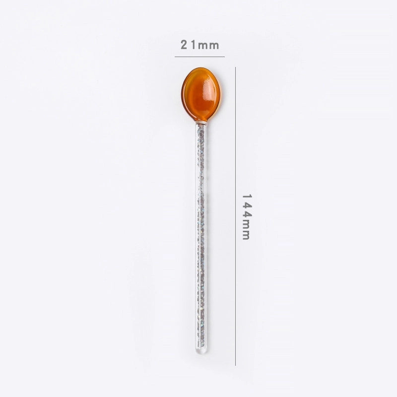 Minimalist Transparent Glass Spoon