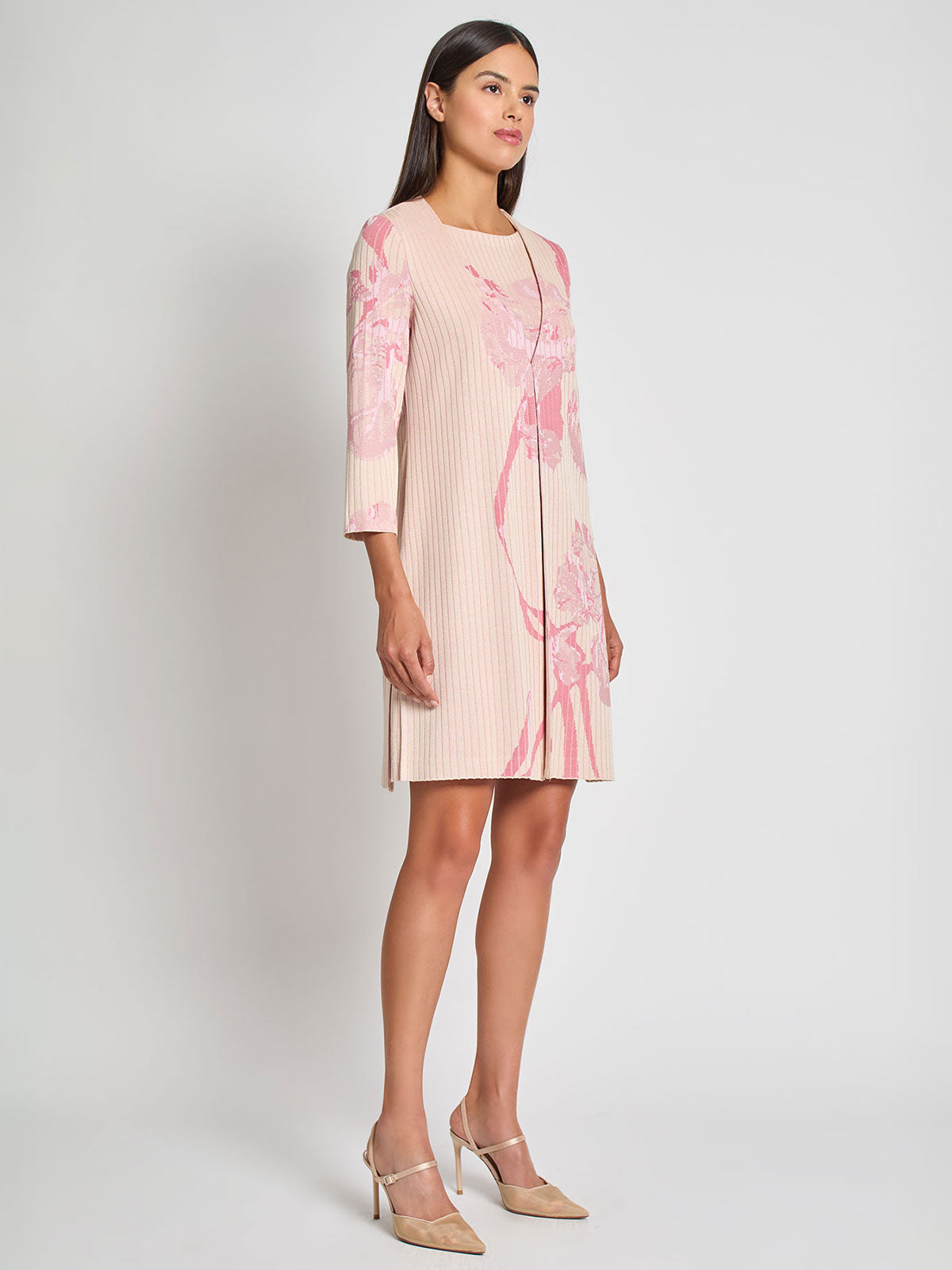 Relaxed Floral Jacquard Soft Knit Jacket - Vanity Fit