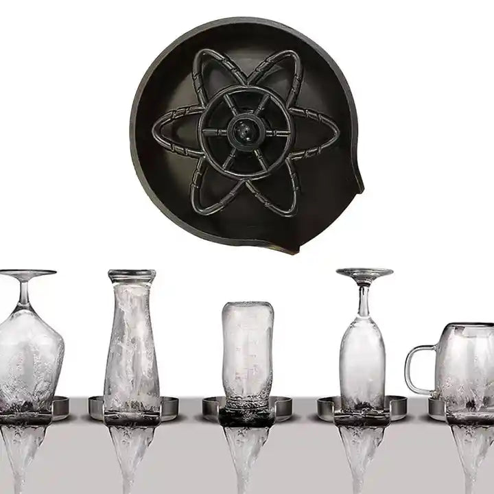 Black High-End Sink Glass Flusher Kitchen