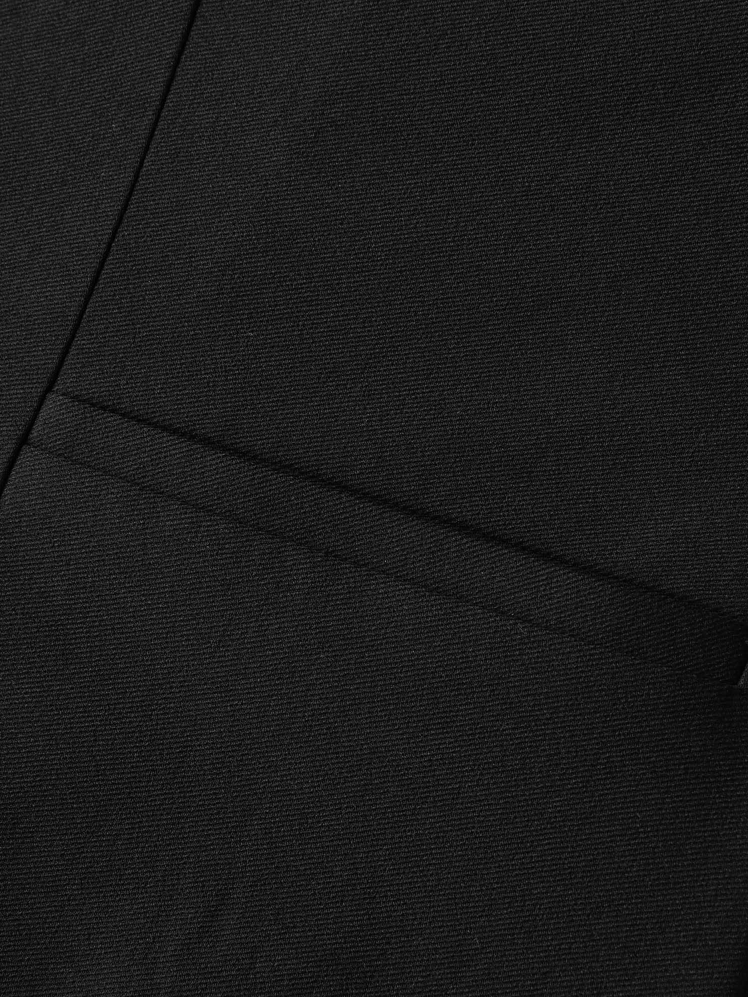 V Neck Button Detail Sleeveless Dress