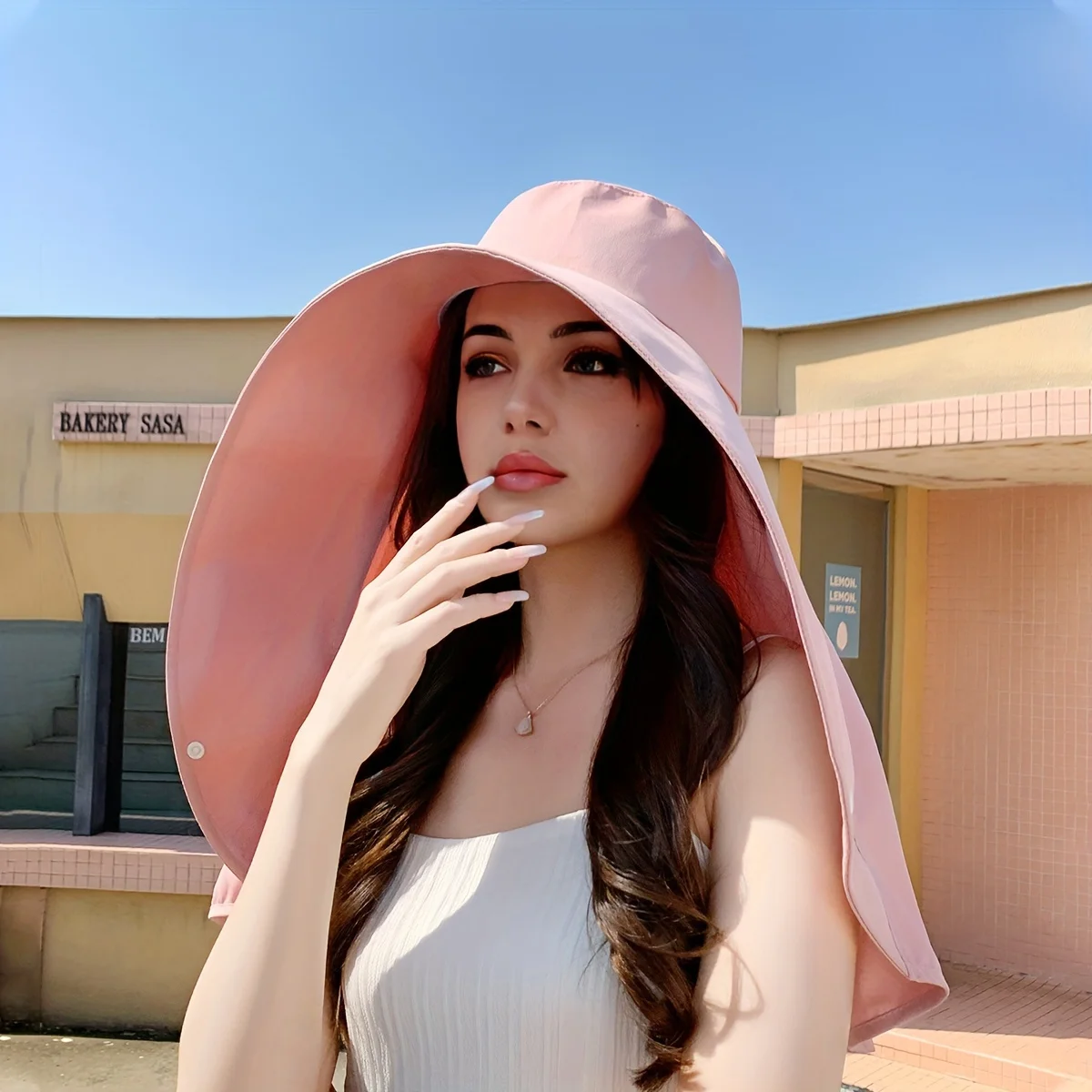 🔥Last Day Promotion 75% OFF🔥Wide Brim Shawl Sun Hat