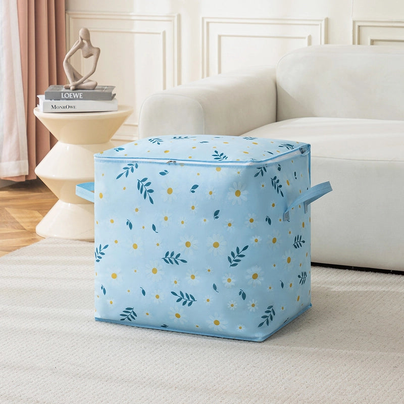 Minimalist Houndstooth Daisy Nonwoven Storage Bag