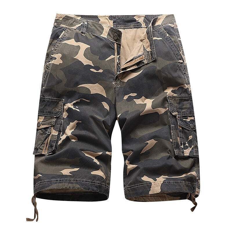 6 Pack Outdoor Military Tactical Camo Cargo Shorts