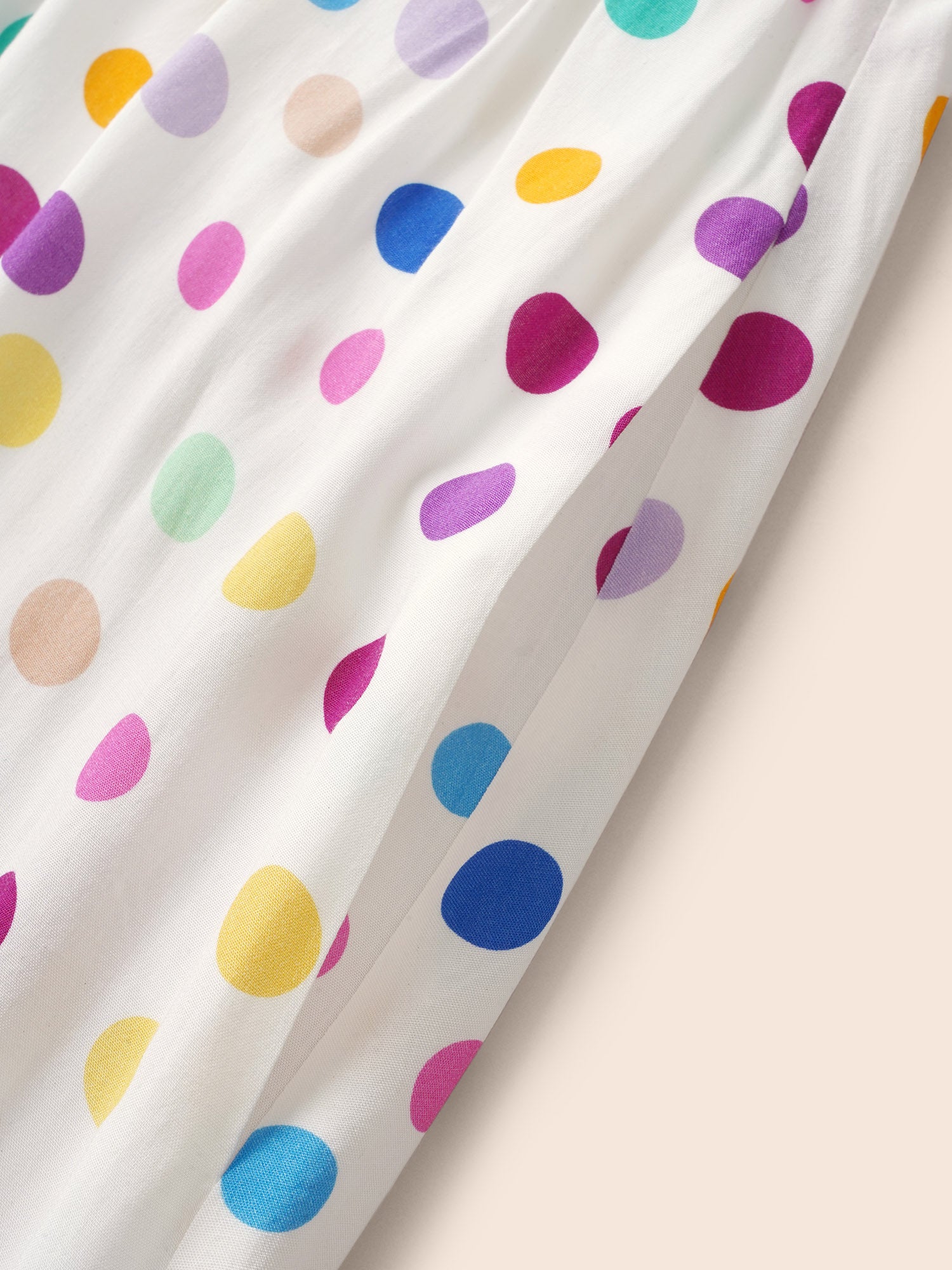 Polka Dot Front Tie Midi Shirt Dress