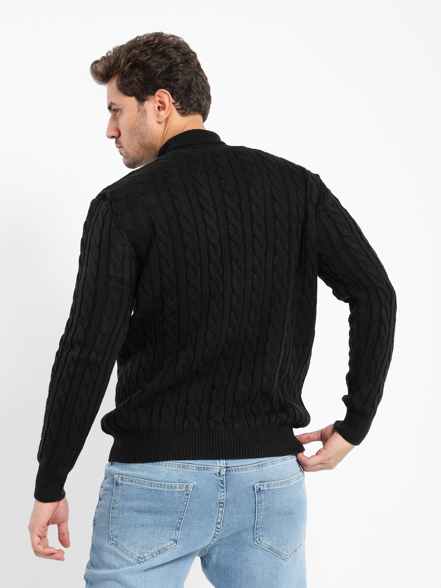 Textured Casual Pullover