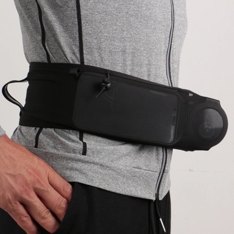 Unisex Classic Style Solid Color Net Waist Bags