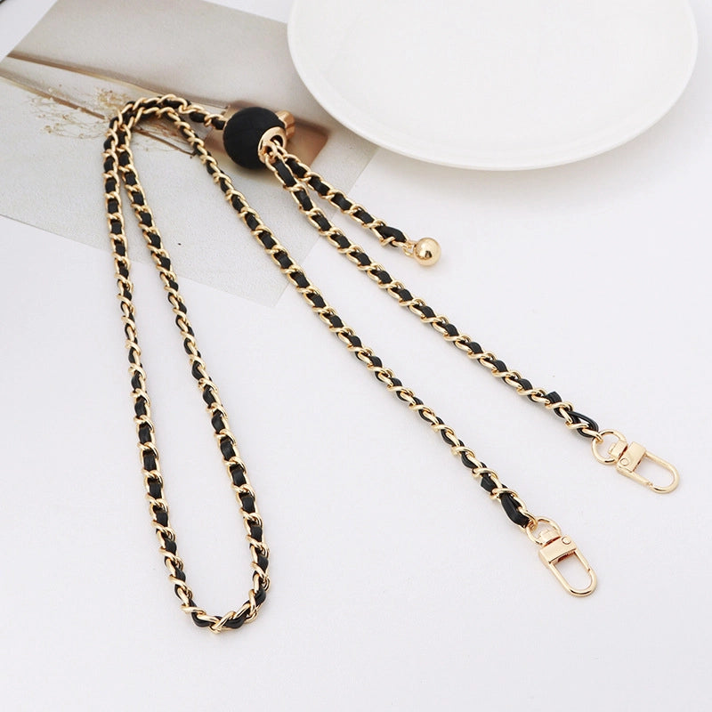 Alloy Solid Color Bag Chain Bag Straps