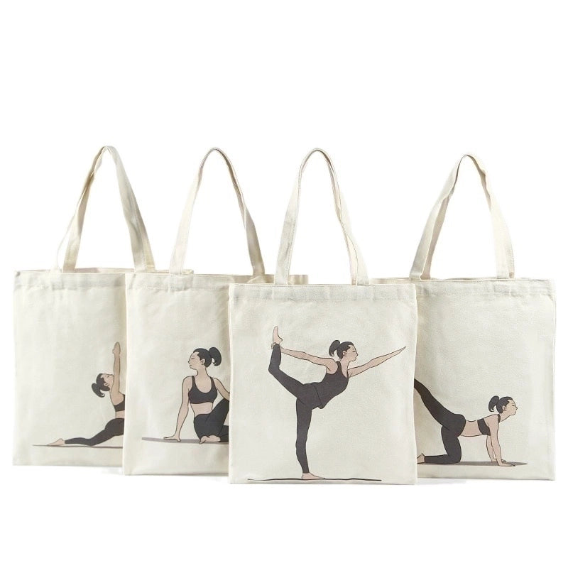 Women's Minimalist Cartoon Shopping Bags