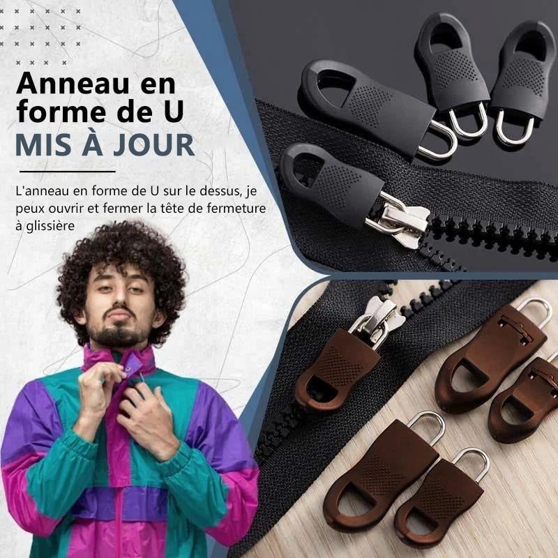 Ensemble d'extracteur de fermeture à glissière détachable universel