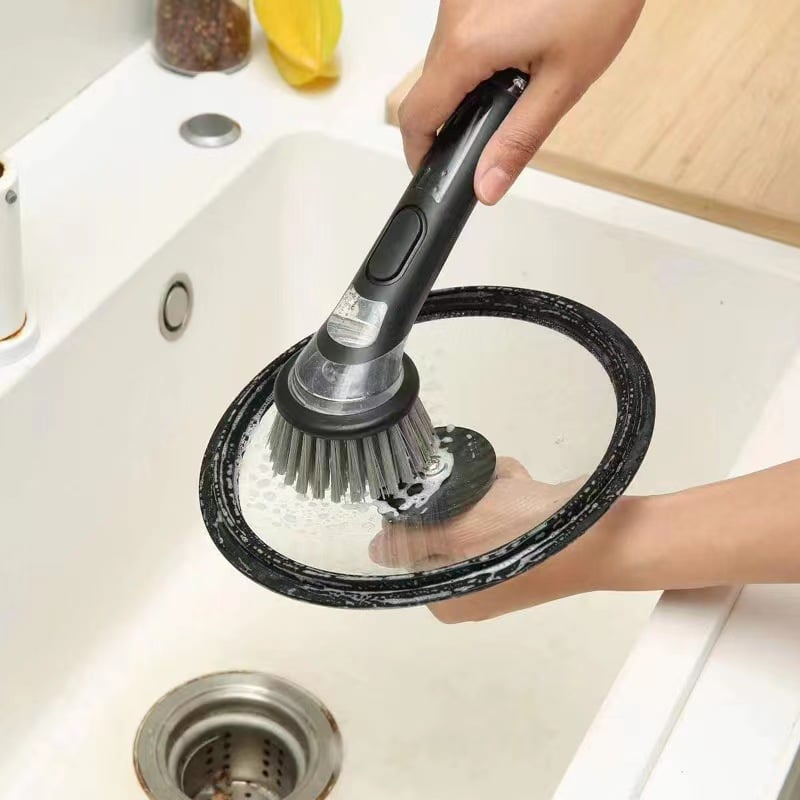 🎁Multifunctional Long Handle Pressing Cleaning Brush