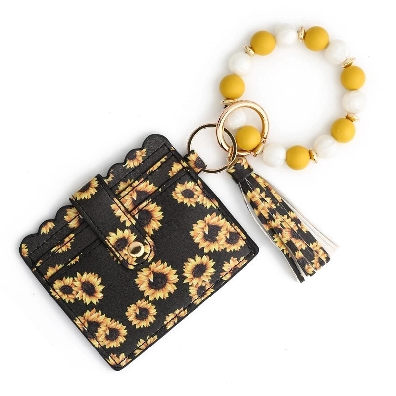 Women's Solid Color Pu Leather Open Card Holders