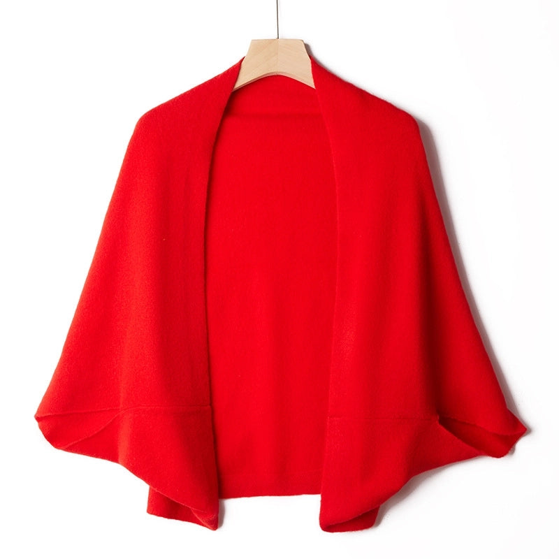 Cashmere Shawl Scarf Women's Autumn And Winter Warm Scarf Outer Sweater Knitted Cardigan Sweater Coat Top