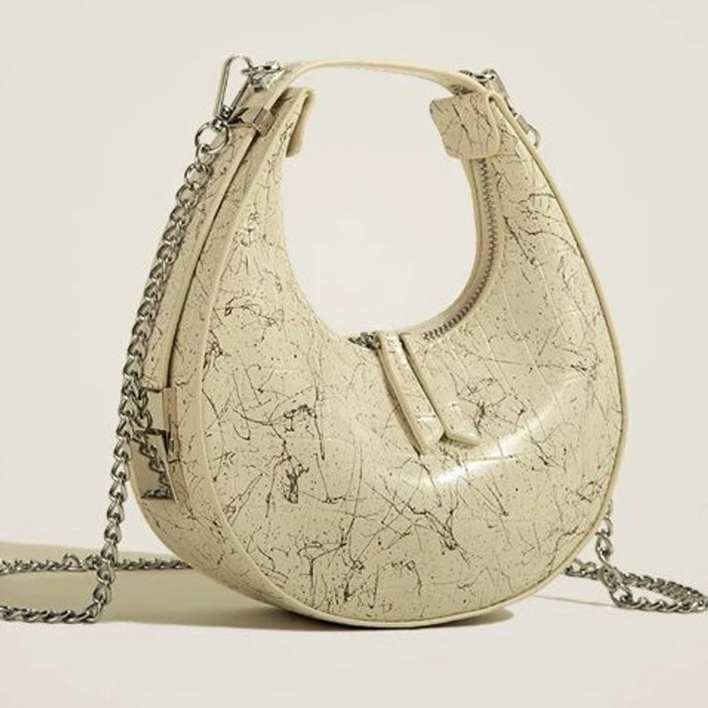 Women's Small All Seasons Pu Leather Elegant Classic Style Shoulder Bag